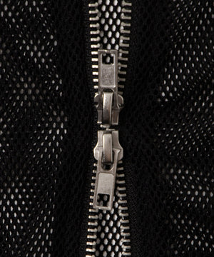 ダブルジップメッシュパーカー