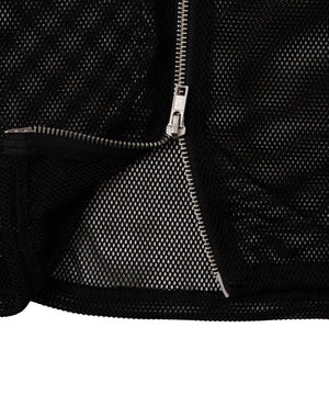 ダブルジップメッシュパーカー