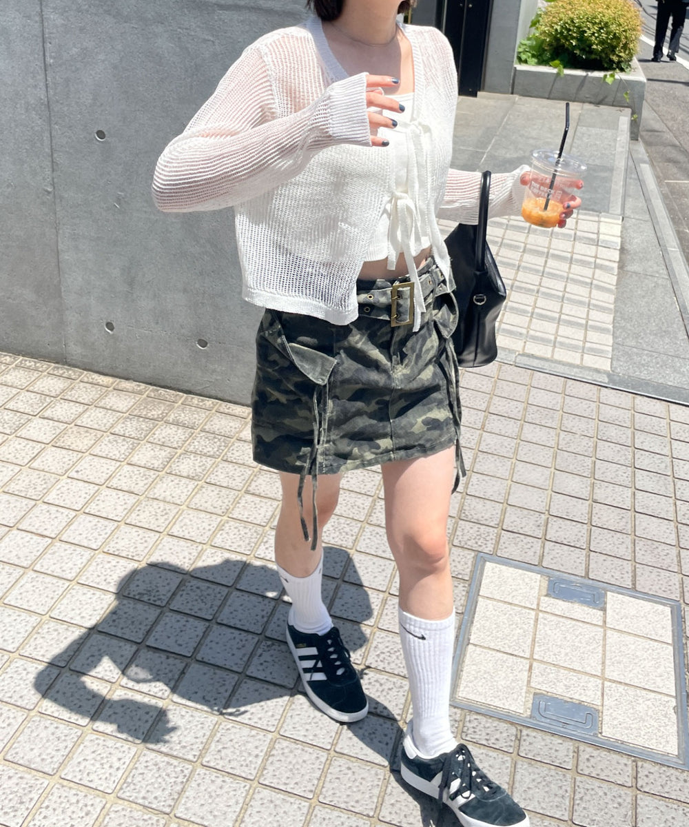 ホワイト モデル:155cm F着用