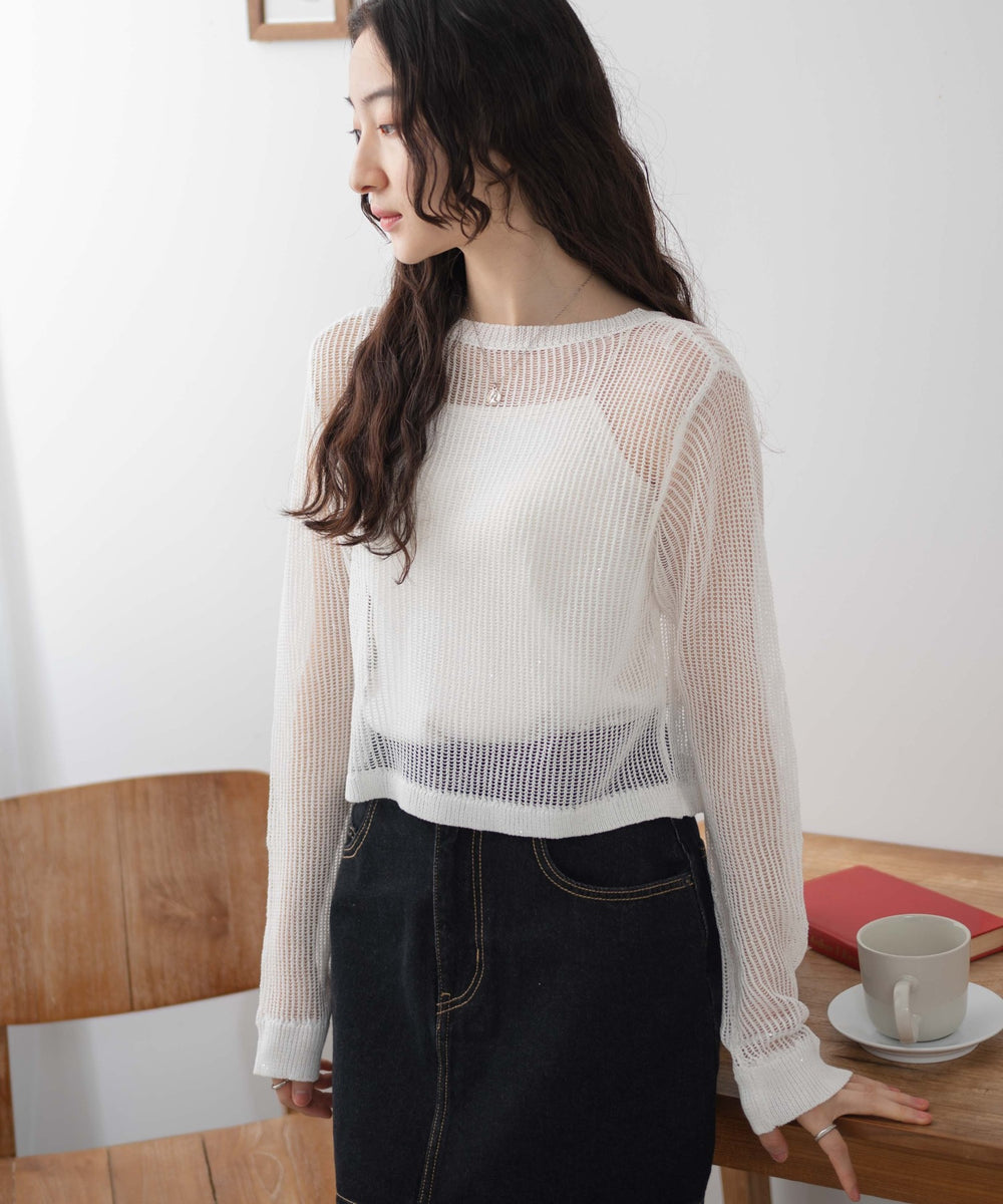 ホワイト モデル:163cm F着用