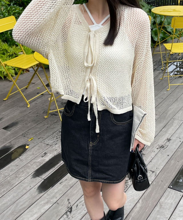 ホワイト　モデル:155cm F着用