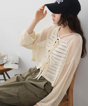 ホワイト 　モデル:163cm F着用