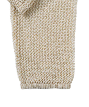 メッシュニットカーデ