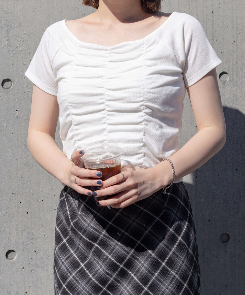 ホワイト　モデル:155cm F着用