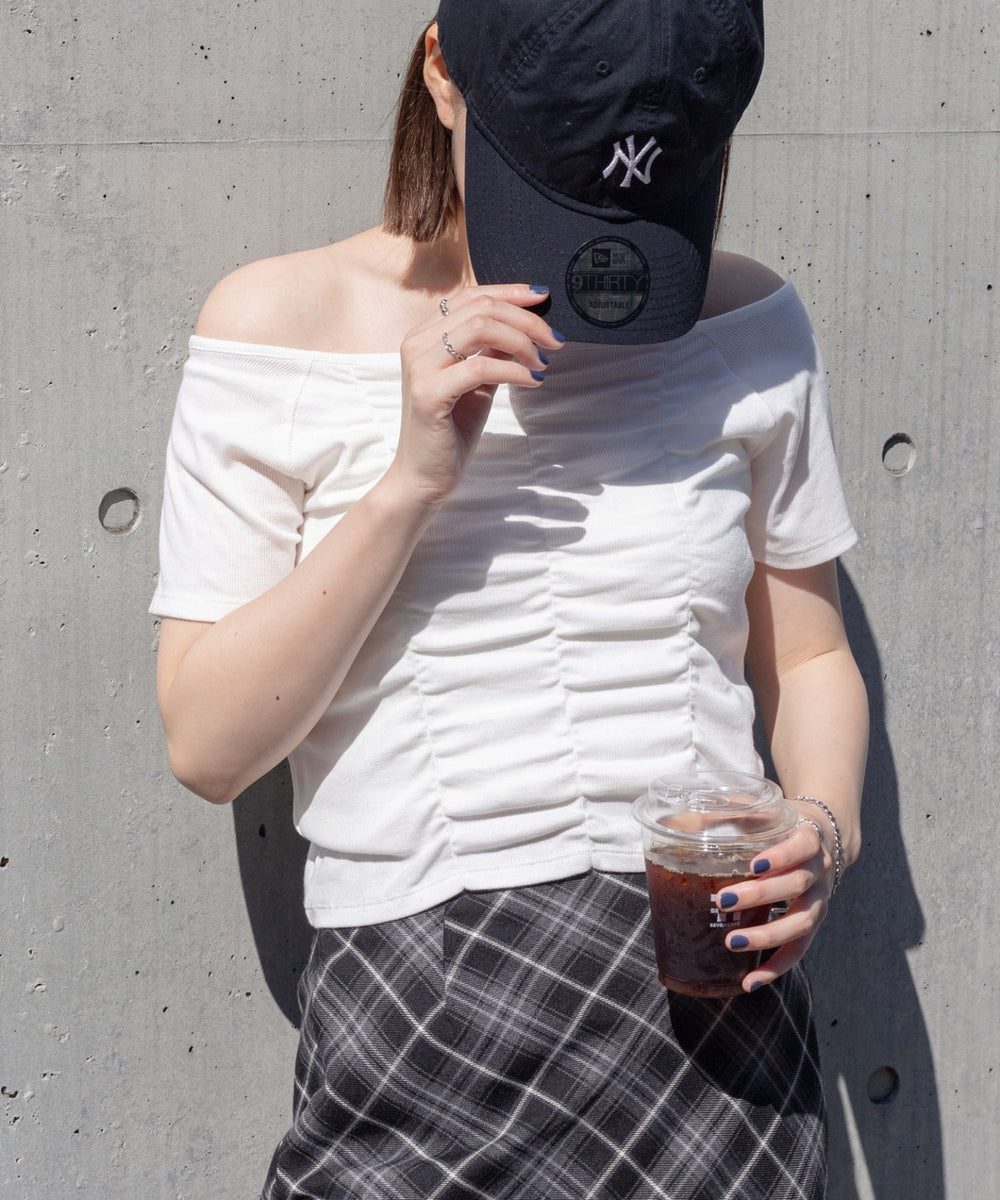 ホワイト　モデル:155cm F着用