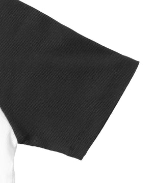 ダブルジップワッペンロゴラグランT