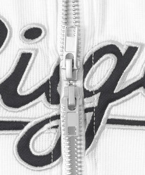 ダブルジップワッペンロゴラグランT