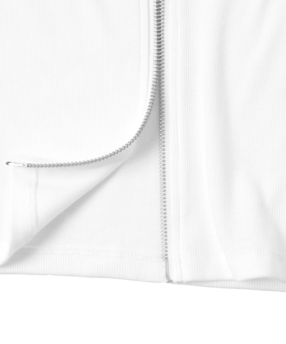 ダブルジップワッペンロゴラグランT