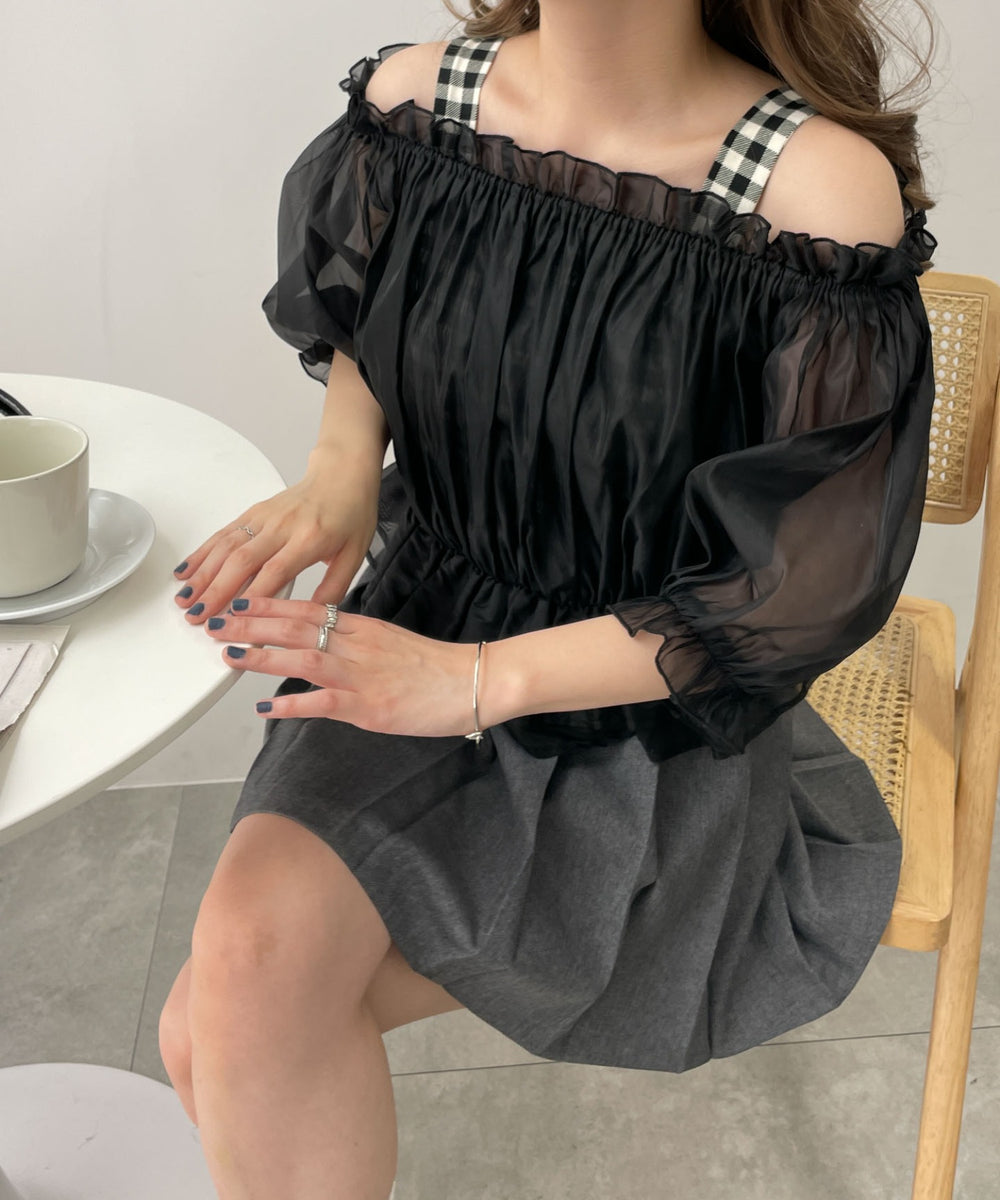 ブラック　モデル:155cm F着用