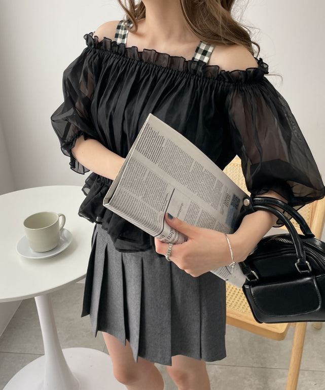 ブラック　モデル:155cm F着用