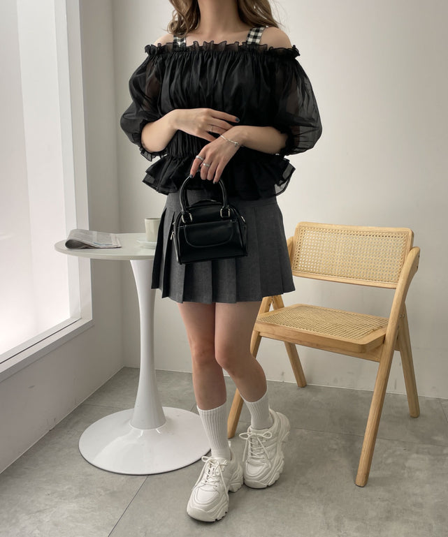 ブラック　モデル:155cm F着用