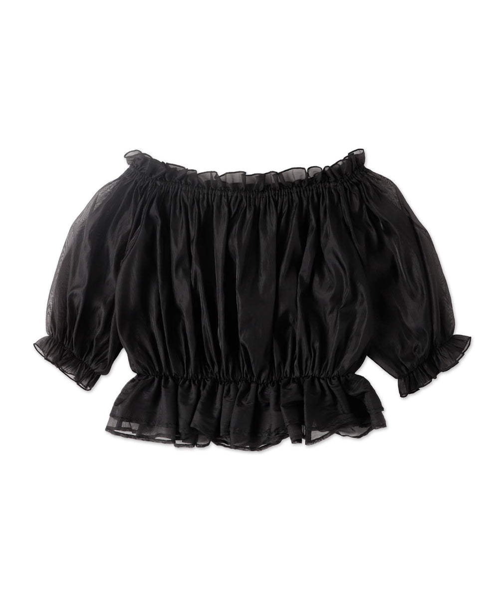 キャミSETオーガンジーオフショルブラウス