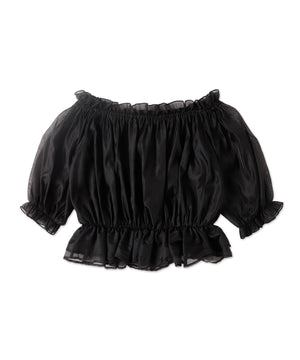 キャミSETオーガンジーオフショルブラウス