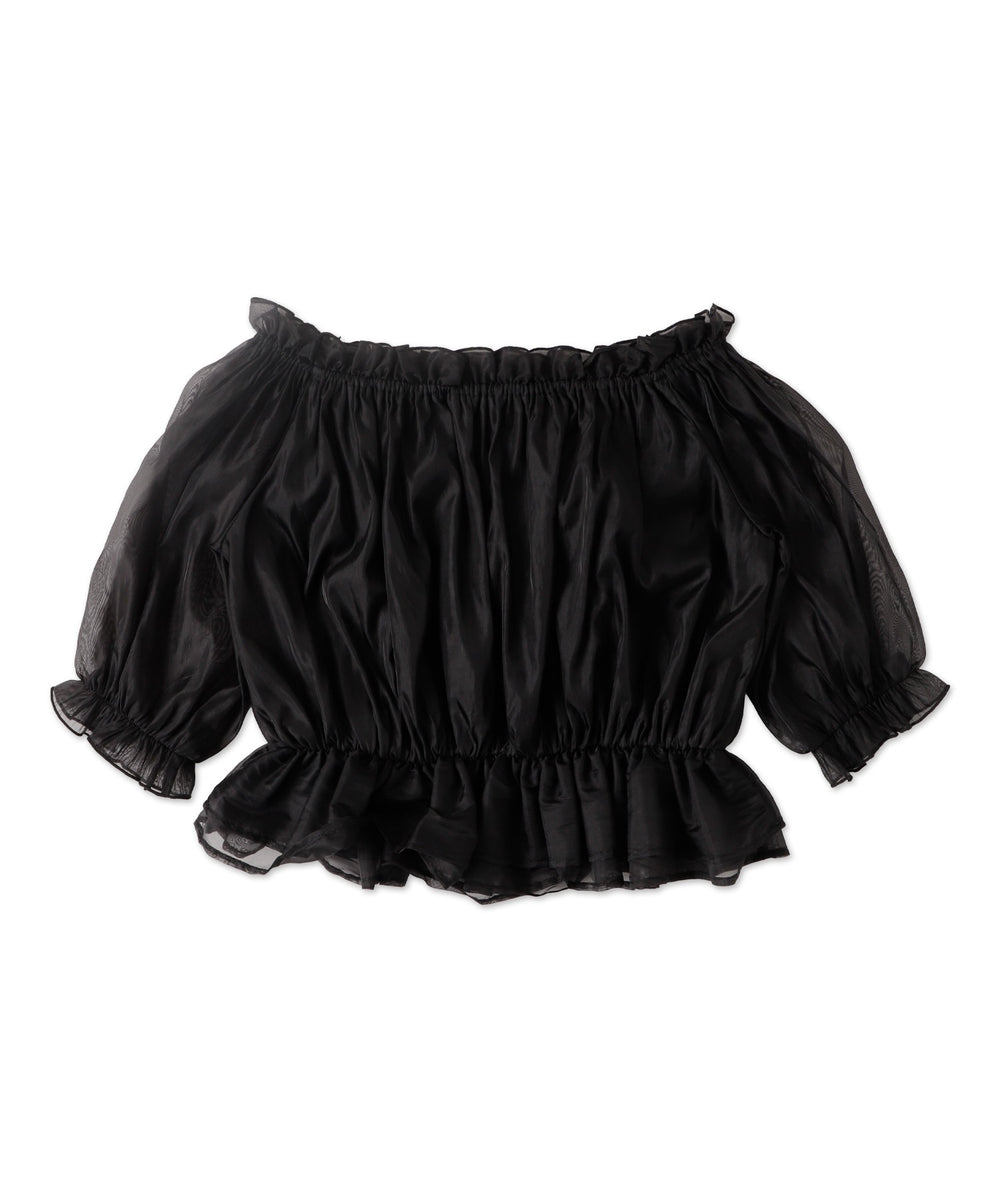 キャミSETオーガンジーオフショルブラウス