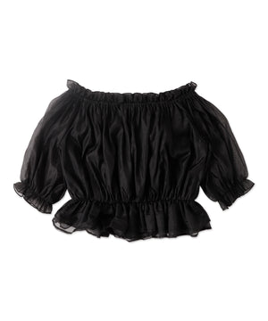 キャミSETオーガンジーオフショルブラウス