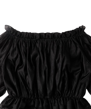 キャミSETオーガンジーオフショルブラウス