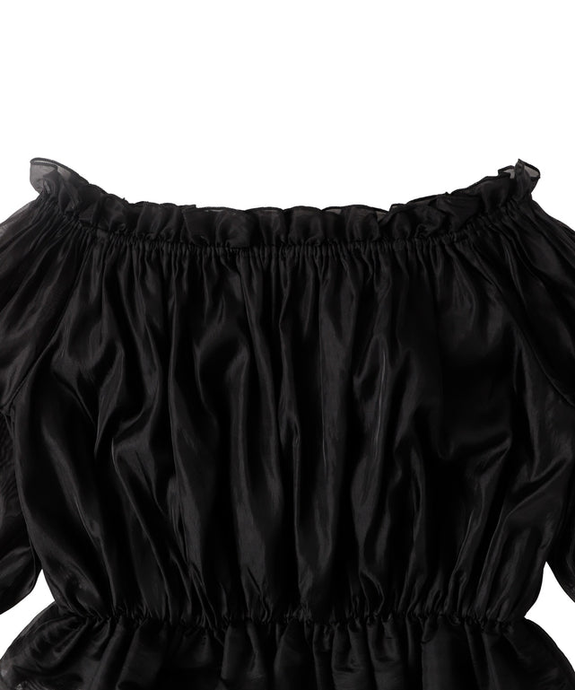 キャミSETオーガンジーオフショルブラウス