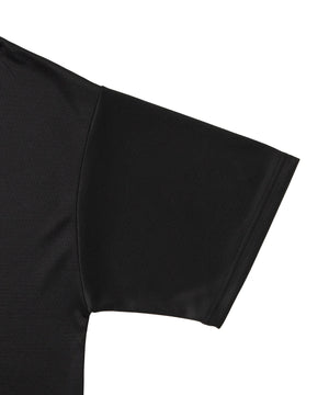 アクセ付きラインリブメッシュプルオーバー