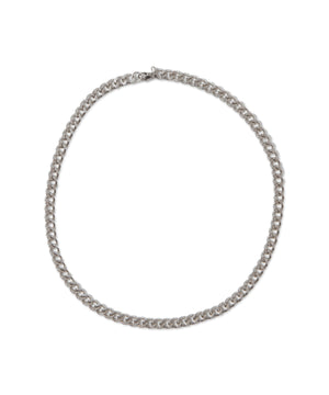 アクセ付きラインリブメッシュプルオーバー