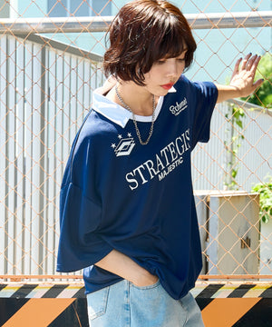 ネイビー モデル：160cm L着用