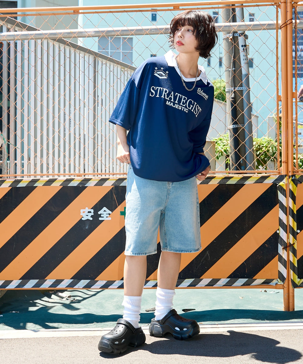 ネイビー モデル：160cm L着用