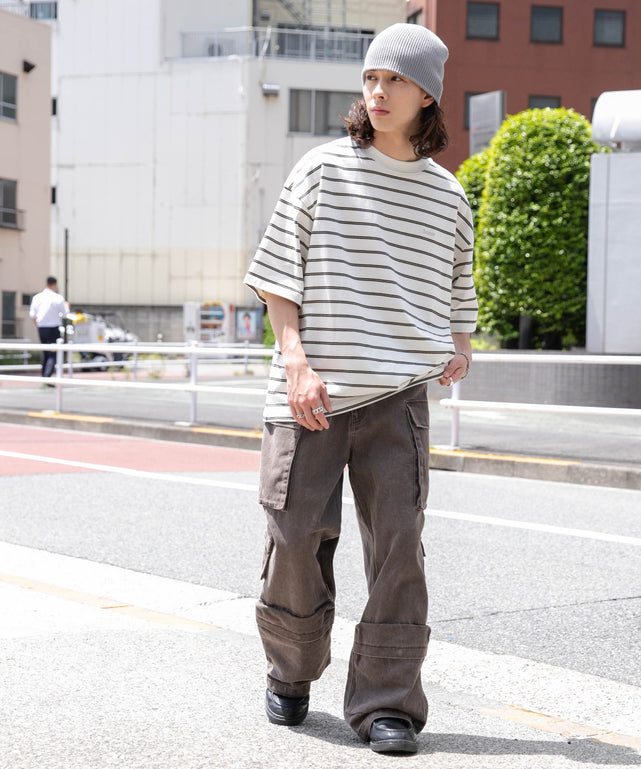 ブラウン モデル：174㎝ L着用