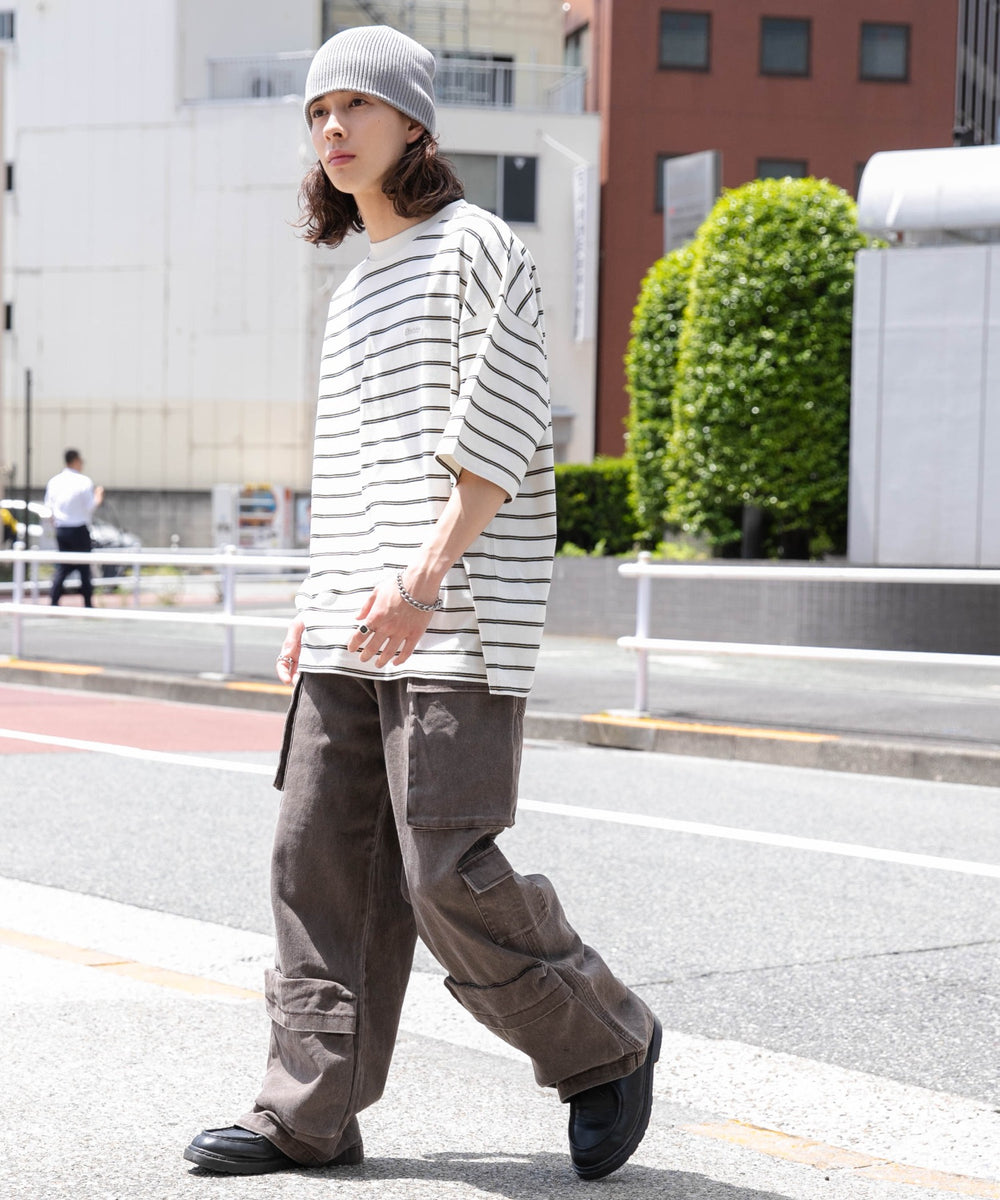 ブラウン モデル：174㎝ L着用