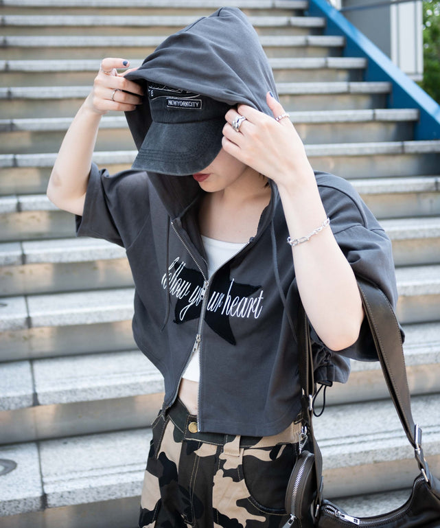 Dグレー　モデル:155cm F着用