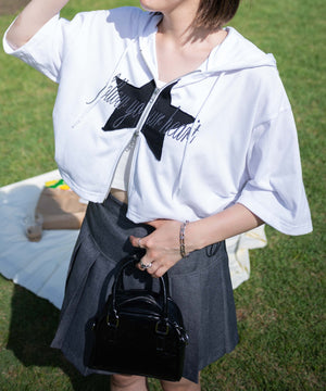 ホワイト　モデル:155cm F着用