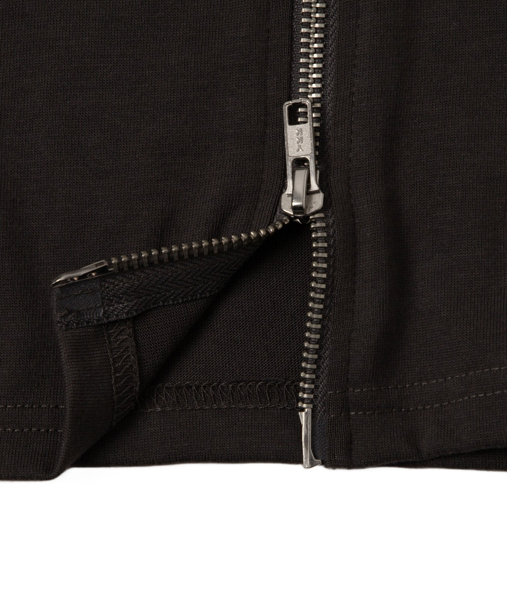 スターロゴ半袖ジップパーカー