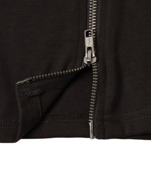 スターロゴ半袖ジップパーカー