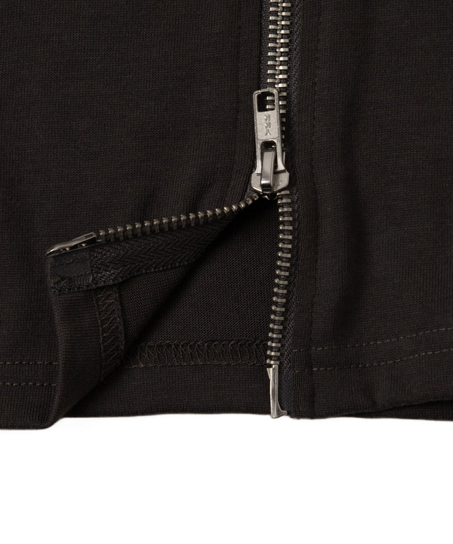 スターロゴ半袖ジップパーカー