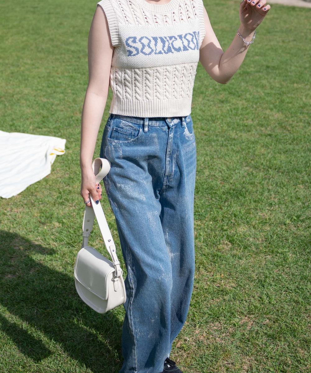 ホワイトアイボリー　モデル:155cm F着用