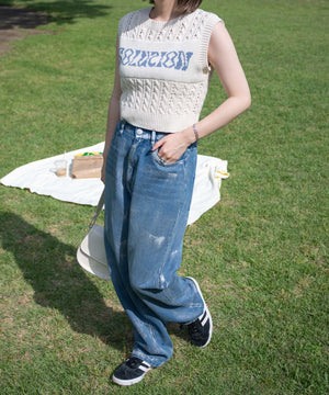 ホワイトアイボリー　モデル:155cm F着用