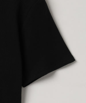 ワンポイントデザインリブT