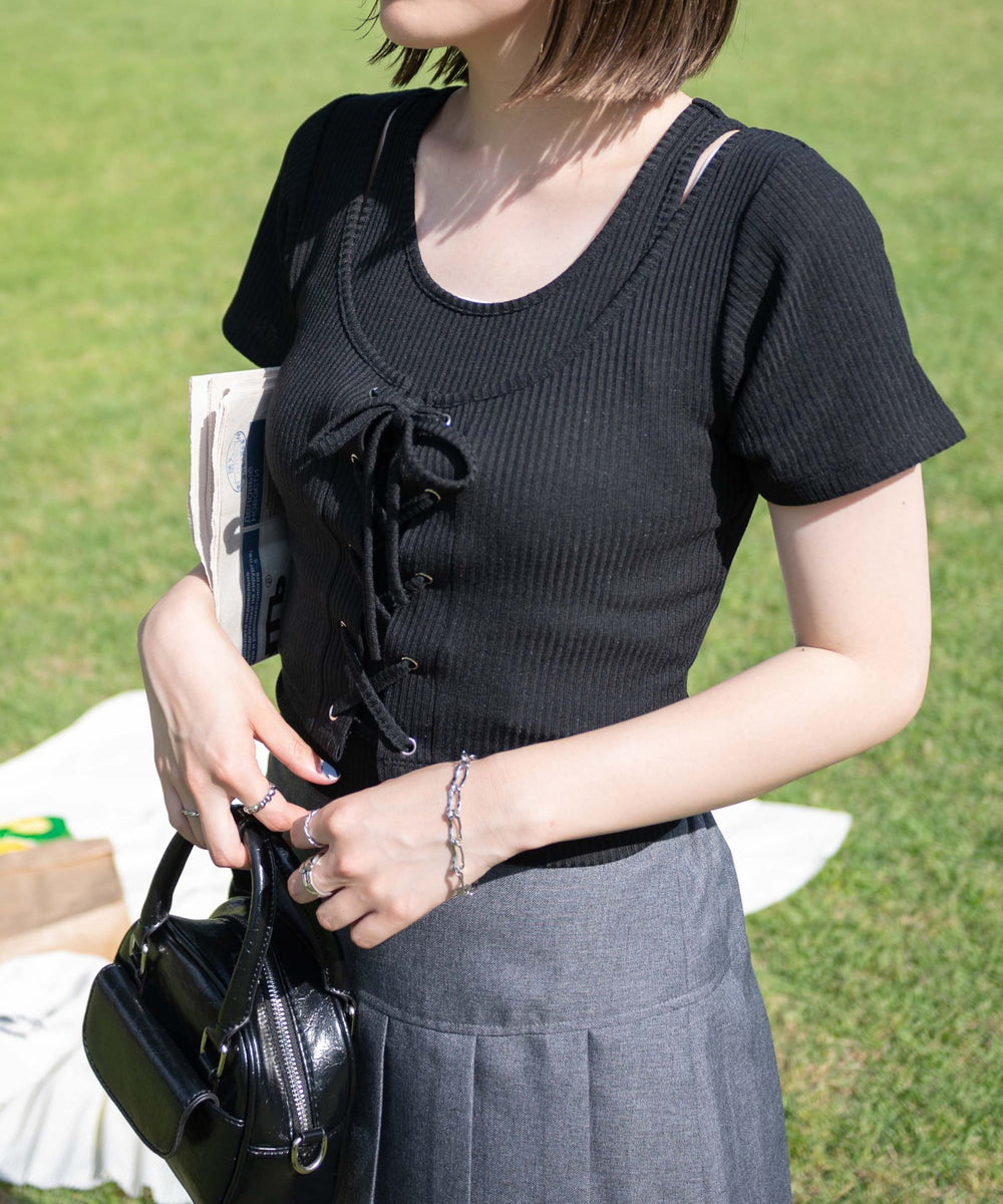 ブラック　モデル:155cm F着用