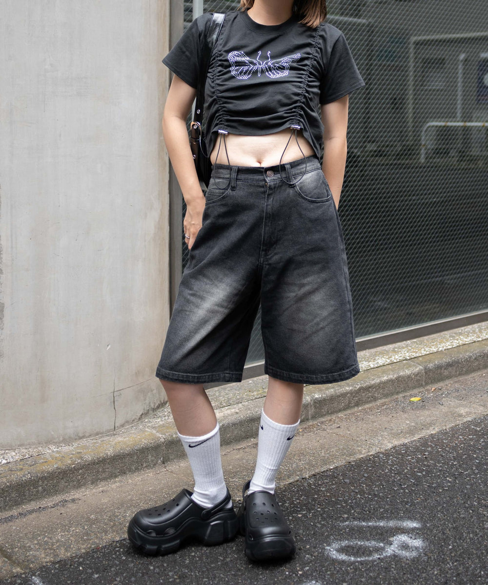 ブラック　モデル:155cm F着用