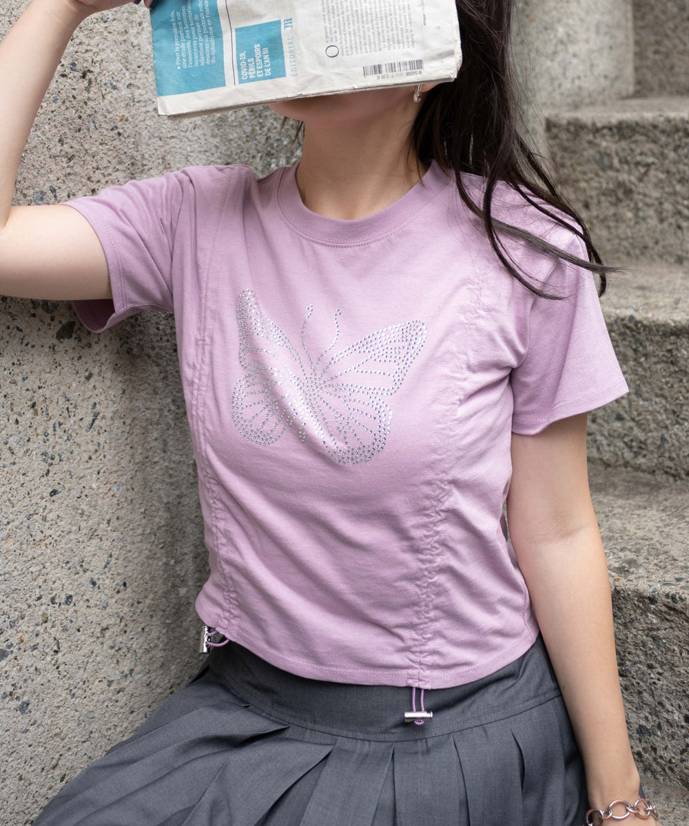 ピンク 　モデル:155cm F着用