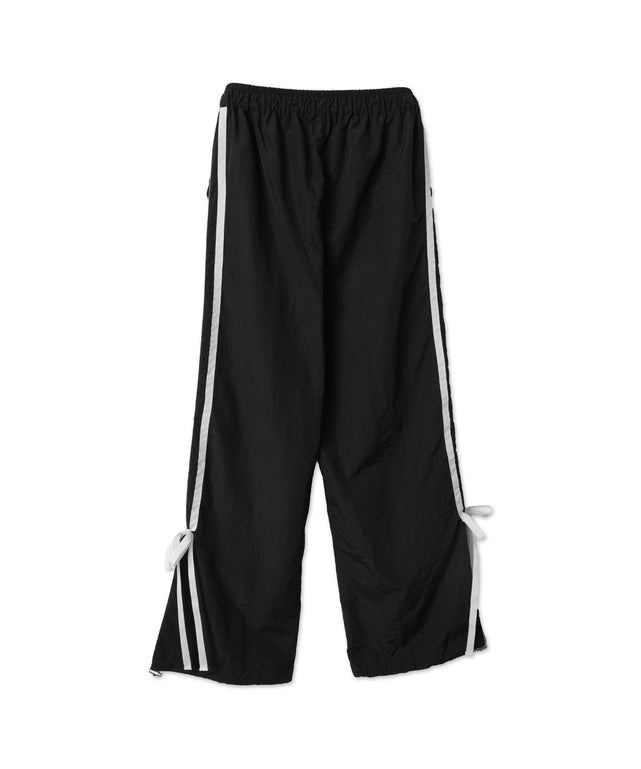 ラインリボンデザインナイロンパンツ