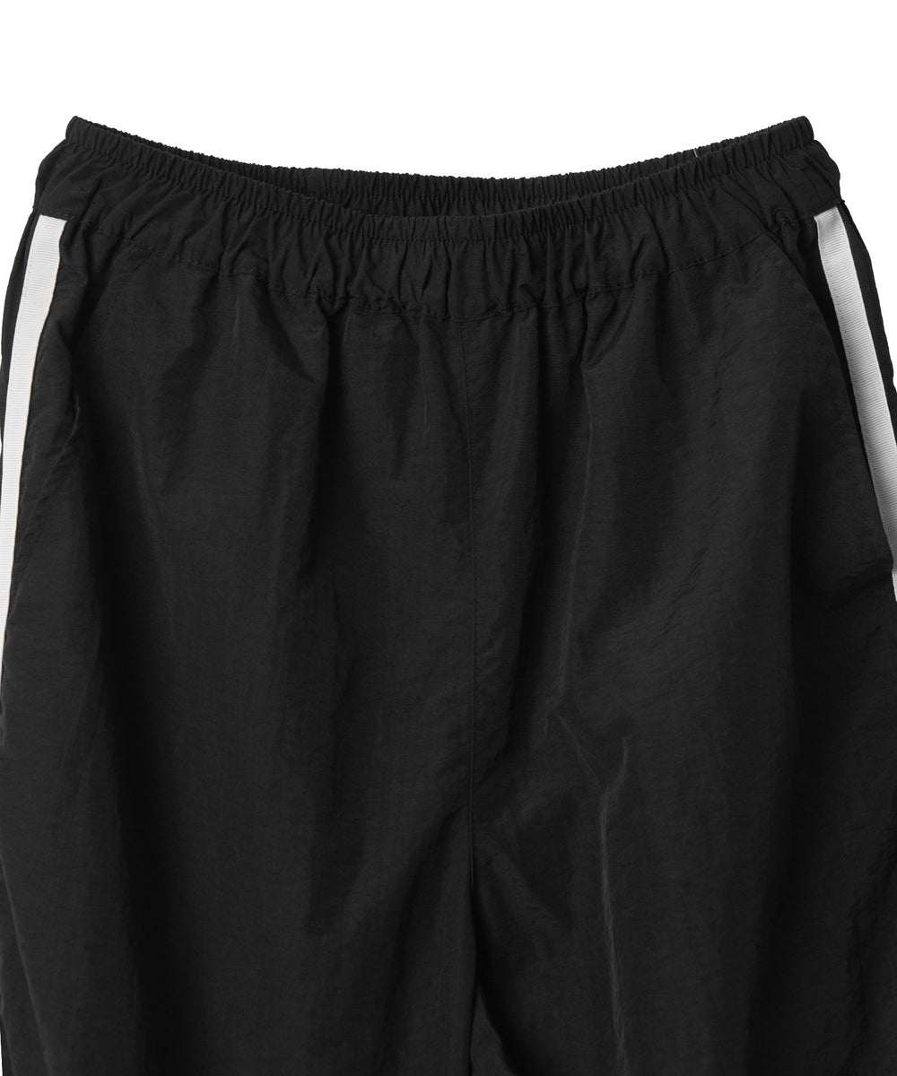 ラインリボンデザインナイロンパンツ