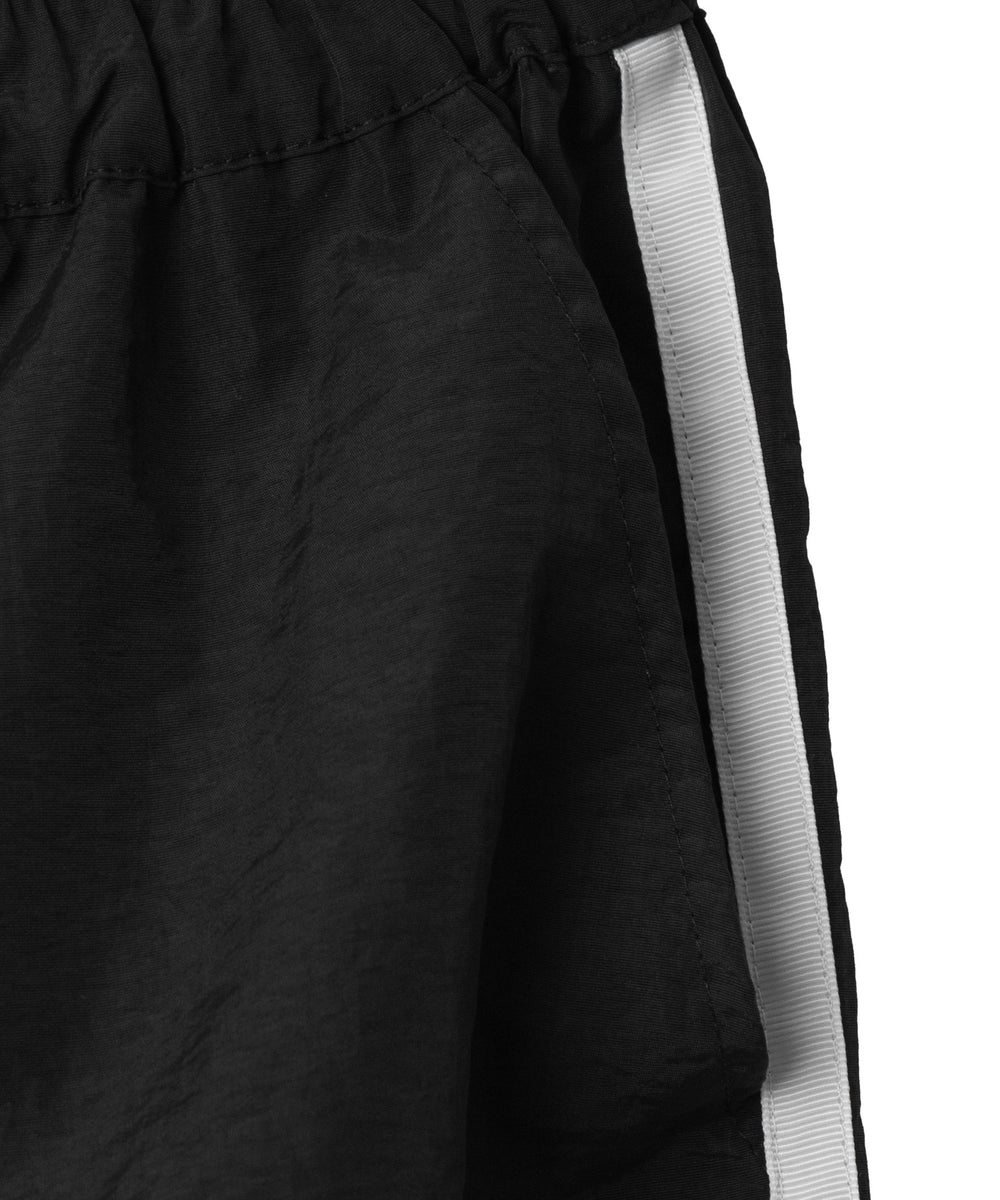 ラインリボンデザインナイロンパンツ