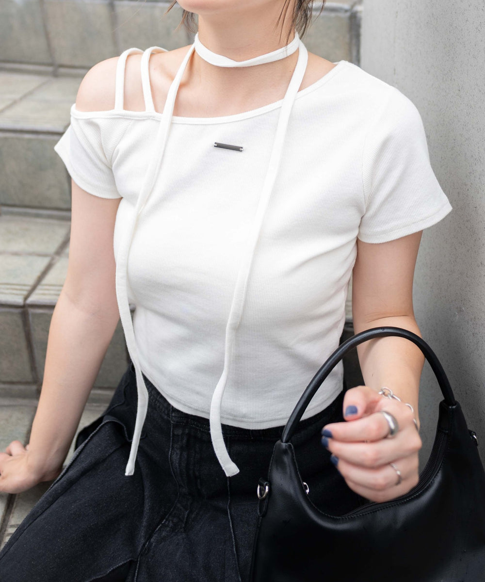 ホワイト 　モデル:155cm F着用