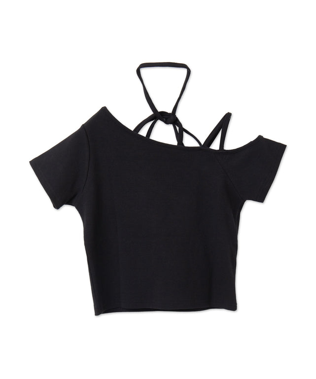 プレートデザインワンショルトップス