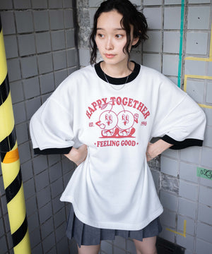 ホワイト モデル：161cm L着用