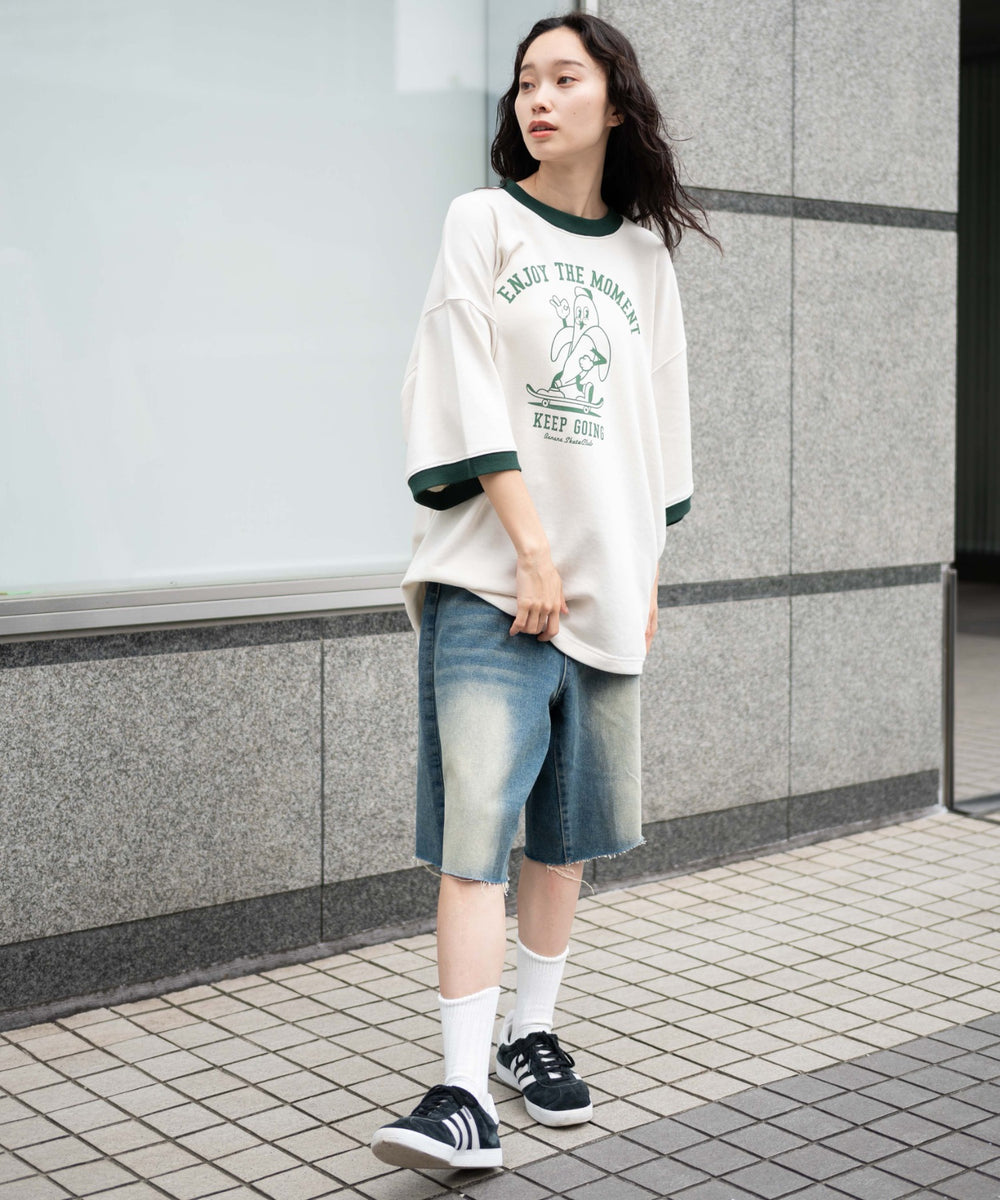 オフホワイト モデル：161cm L着用