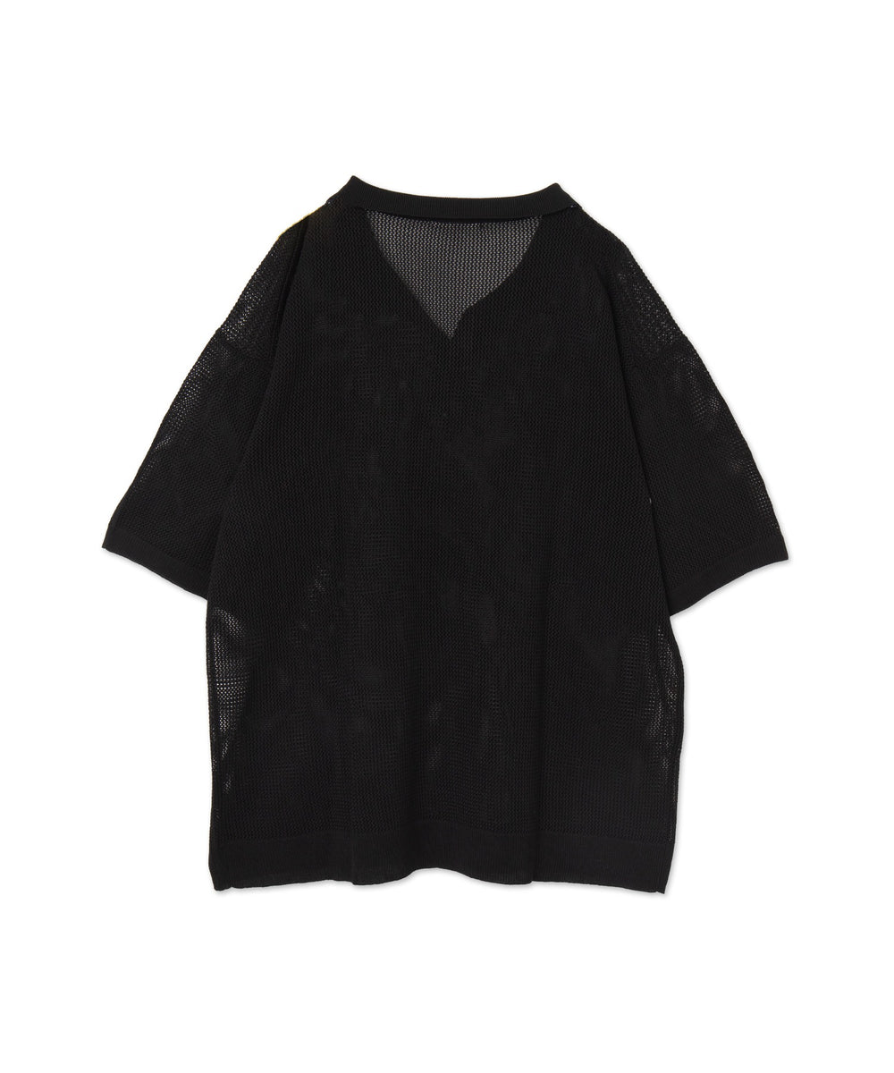 メッシュポロニットプルオーバー（S）