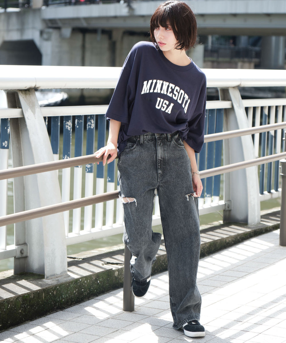 ネイビー モデル：160cm L着用