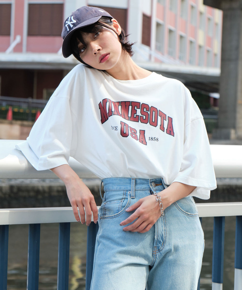 ホワイト モデル：160cm L着用