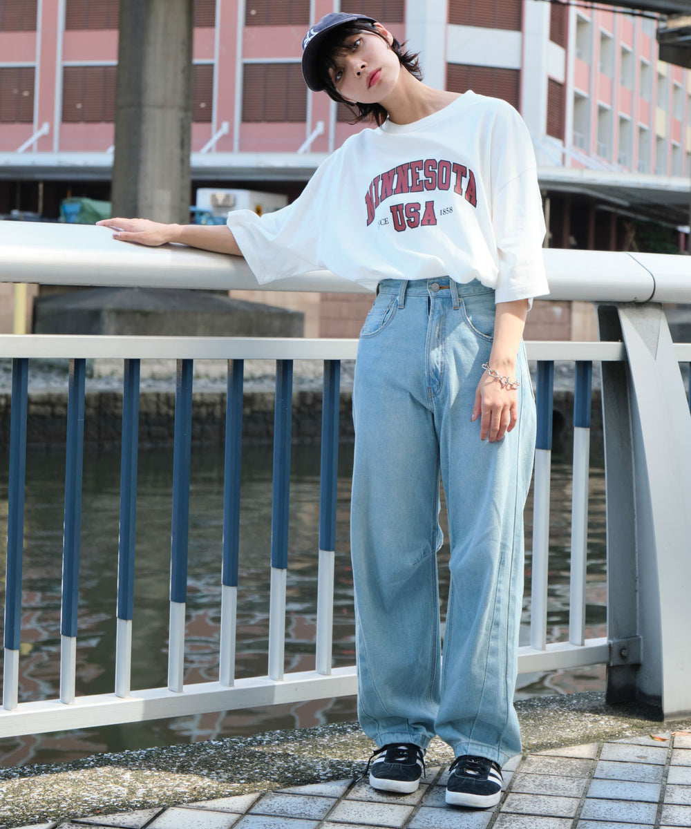 ホワイト モデル：160cm L着用