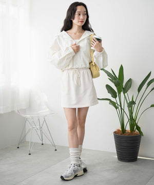 オフホワイト　モデル:161cm F着用